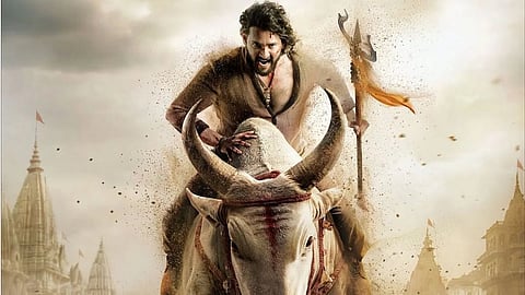 Mahesh Babu in a poster for SS Rajamouli's Varanasi