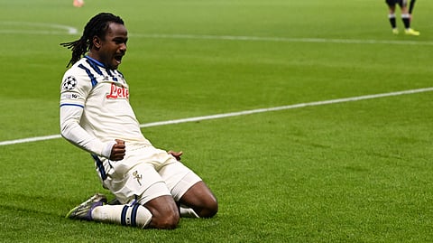 Atalanta's Nigerian forward Ademola Lookman