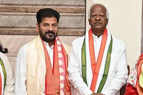 Srihari had contested the 2023 Assembly elections on a BRS ticket and secured the Station Ghanpur seat. 