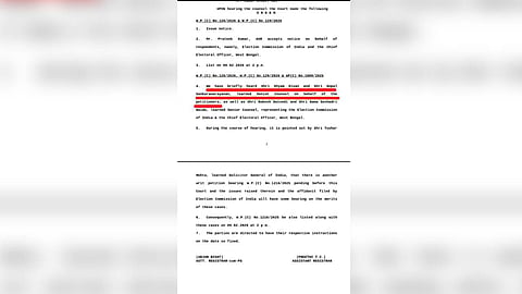 SC order copy as share by Suvendu Adhikari on X account