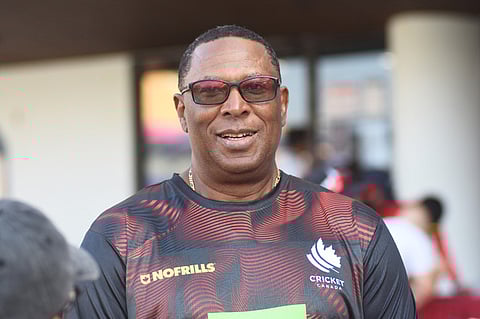 Canada Team Head Coach Ingleton Liburd at MA Chidambaram cricket stadium 