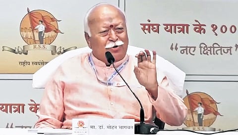 RSS chief Mohan Bhagwat 