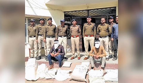 The inter-state MDMA manufacture-smuggling racket has been busted in Surjana village in western MP’s Mandsaur district’s Garoth area, located close to the backwaters of the Gandhi Sagar Dam.