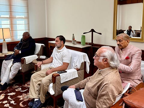 The decision was taken at a meeting of the INDIA bloc leaders, chaired by Congress president Mallikarjun Kharge, on Monday morning.