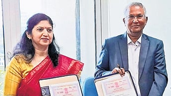 Usha Padhee with ARF CEO Amar Nath