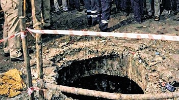 The incident was reported on Tuesday at 2:36 pm to Begumpur police, after the person went missing and was suspected to have fallen into a sewer on the DDA land. 