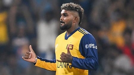 Spin-bowling all-rounder Dushan Hemantha has been named as replacement for an injured Wanindu Hasaranga in the Sri Lankan squad for the ongoing T20 World Cup.