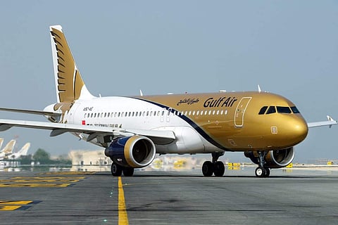 Gulf Air flight image used for representation
