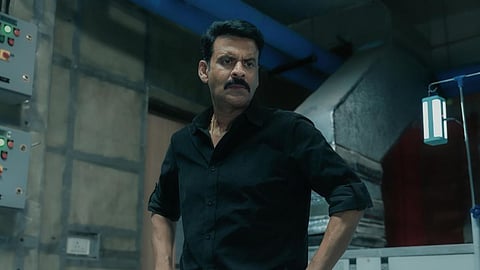 A shot from Neeraj Pandey's upcoming movie 'Ghooskhor Pandat' starring actor Manoj Bajpayee. 