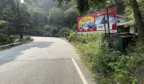 Despite Supreme Court's orders and IRC (Indian Road Congress) norms prohibiting any type of advertisement hoardings on National Highways Roads, especially the ghat roads, numerous illegal hoardings have been installed alongside the Mettupalaya