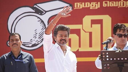 TVK president Vijay.