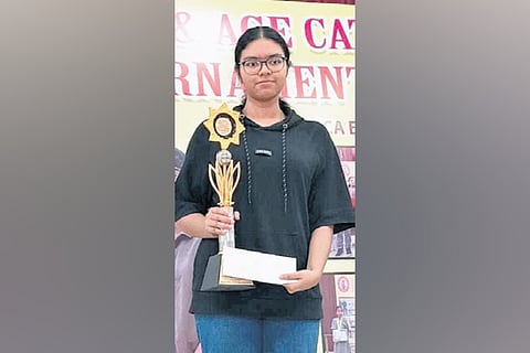 In the Open category, Drishtee Ghosh emerged champion with a commanding performance of six-and-a-half points. 