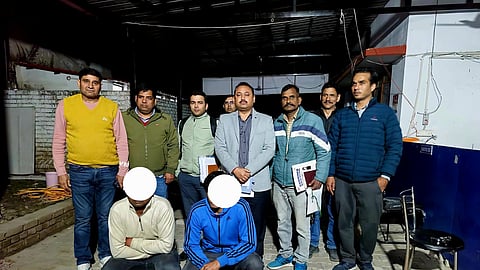 The accused, identified as Nitish Kumar and Bhaskar Naithani, were apprehended following a joint operation by the Uttarakhand and Uttar Pradesh STF units.