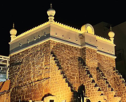 The restored Qutb Shahi Mosque in Shaikpet