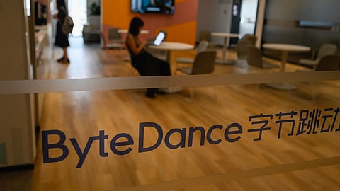 Employees are seen at the ByteDance office in Shanghai on June 27, 2023.