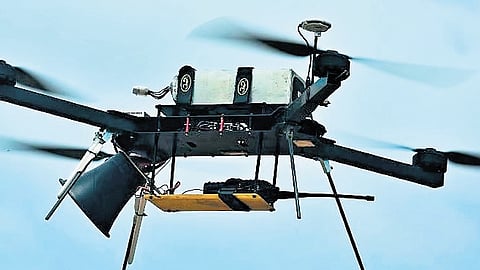 Drones are now used for purposes other than civilian applications, too.