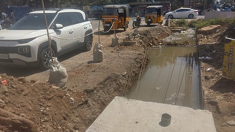 The residents of the ward are urging the municipality to drain the accumulated waste water.