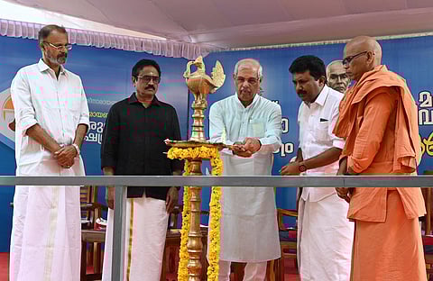 Governor Rajendra Arlekar inaugurates the 138th Aruvippuram consecration on Sunday, February 15,2026.
