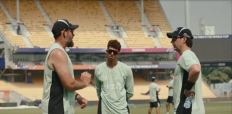 (C) Mitchell Santner will be keen to lead his team to the next phase of the T20 World Cup Tournament