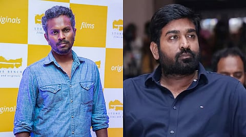 Thiagarajan Kumararaja (L) and Vijay Sethupathi (R)