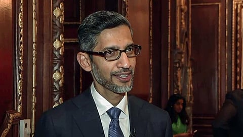 CEO of Google and its parent company Alphabet Sundar Pichai.