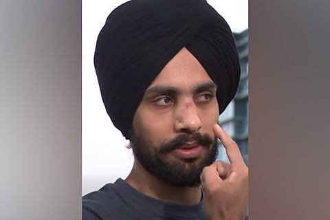 Harmanpreet Singh was confronted by three men while training inside a gym in Corio.