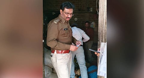 According to police, the crime came to light when the neighbours, upon finding the thatched hut locked from the inside since morning, came to inquire about the family.