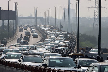 To avoid traffic snarls, heavy vehicles won’t be allowed to ply from the JLN stadium red light to the BP Marg on Saturday between 4 pm and 11 pm. 