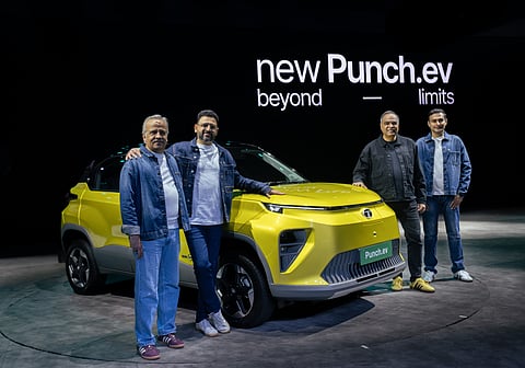 The new Tata Punch EV.