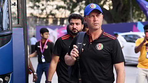 Afghanistan coach Jonathan Trott 
