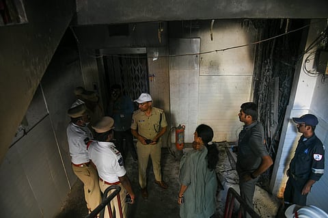 The building was reportedly used for coaching classes and other purposes.