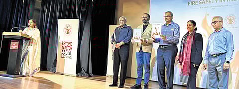 Panel discussions, featuring experts including RA Venkitachalam, Trustee, Beyond Carlton, and Dr Bhaskar Dixit, Professor, Jain University, noted that fires are increasingly occurring in houses, vehicles, and public spaces. 