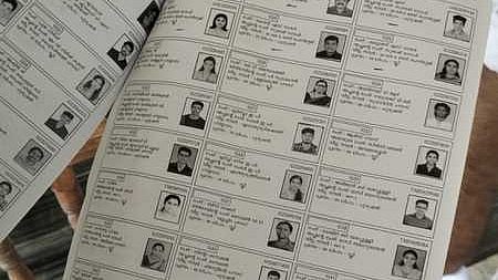 Image of voters' list used for representational purposes only. 