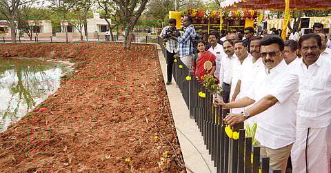 Chief Minister M K Stalin opened the redeveloped Vandiyur park in Vandiyur in Madurai on Saturday.