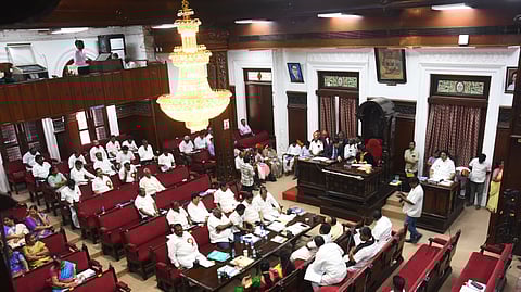 Debate discussion conducted on the budget drafted recently by the Greater Chennai corporation held at Rippon building on Friday.