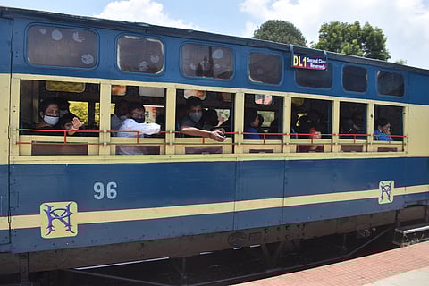 Representative picture of Nilgiris Mountain Train at Udagamandalam in Nilgiris district. 