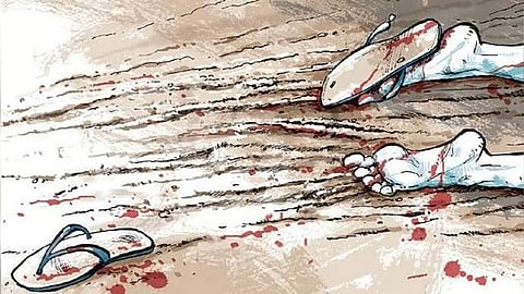 When the matter was put to the notice of the local police, a team rushed to the spot and admitted the woman to the primary health centre. 