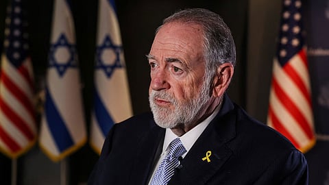 US Ambassador to Israel Mike Huckabee was speaking on the podcast of far-right commentator Tucker Carlson.