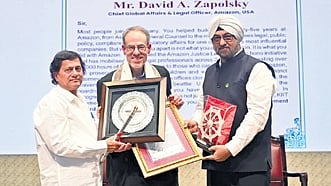 KIIT University conferred its prestigious Lifetime Achievement Award on David A Zapolsky, chief global affairs and legal officer, Amazon US
