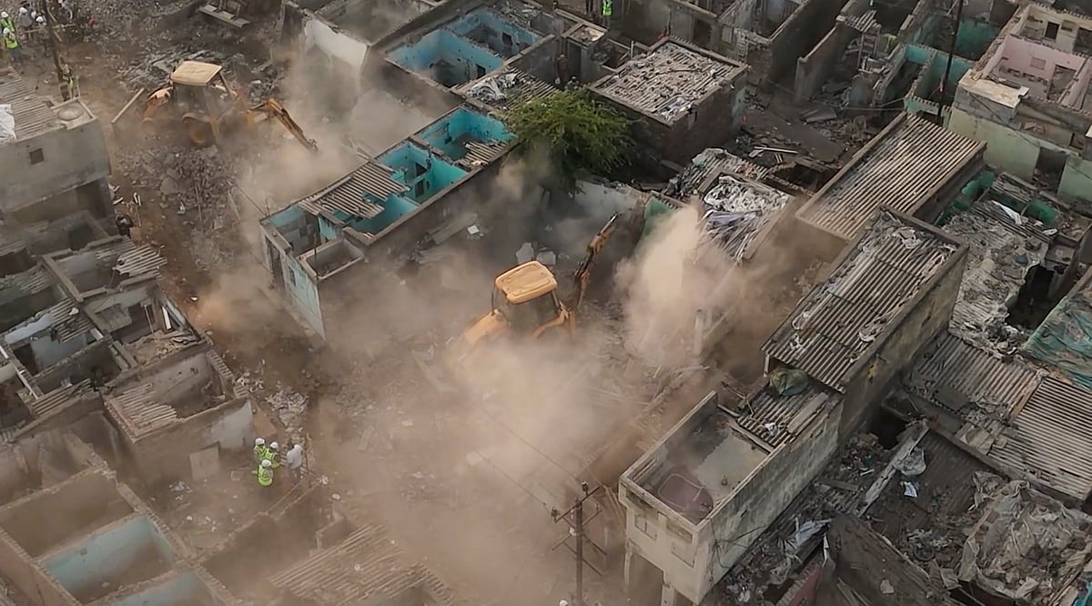 Rajkot civic body begins demolition of over 1,400 illegal structures; tight security in place