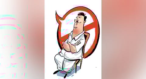 Anbil Mahesh Poyyamozhi said M. Appavu clarified that OPS had a sore throat and had authorised his MLA to speak.