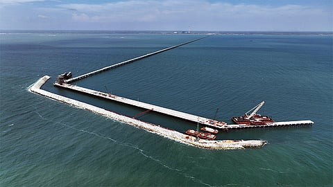 A vessel carrying 74,000 tonnes of coal from Vizag reached the Kallamozhi offshore captive coal jetty on  February 21. 