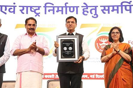 Taking part in the 75th Foundation Day of the Employees’ State Insurance Corporation (ESIC) at Bharat Mandapam, the Minister urged officers to take up “collective sankalps” for improvement on the service delivery front.