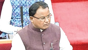 Chief Minister Mohan Charan Majhi replying to the general discussion on Budget in the Assembly, on Tuesday