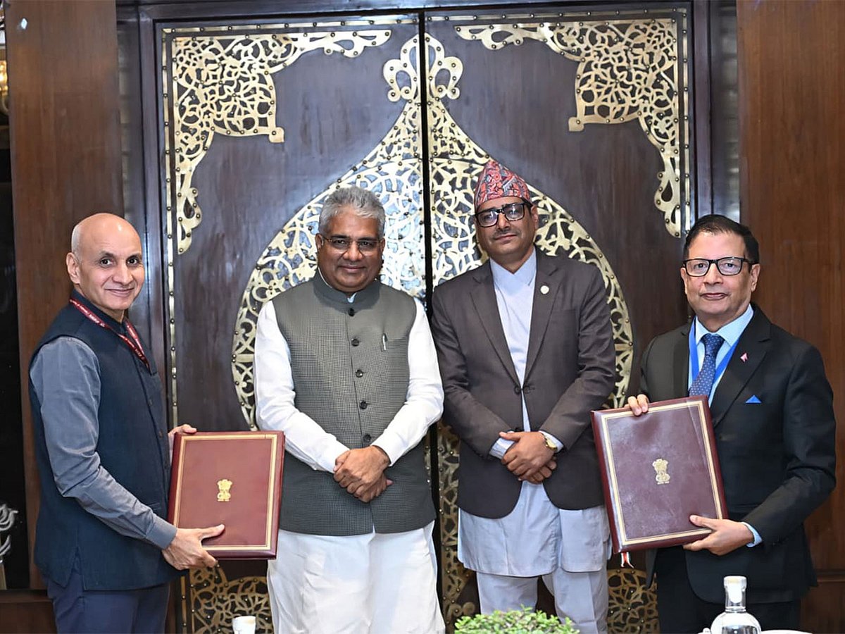 India, Nepal sign MoU to boost transboundary cooperation on biodiversity, climate action