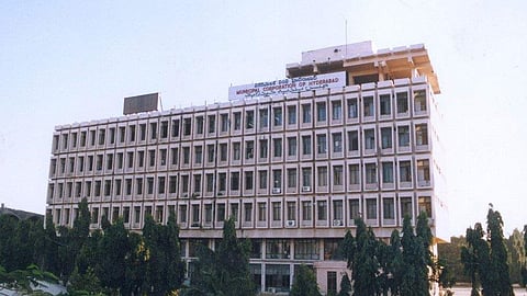 The Greater Hyderabad Municipal Corporation office building. 