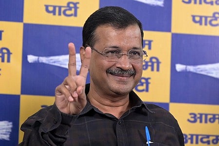 Aam Aadmi Party chief Arvind Kejriwal.