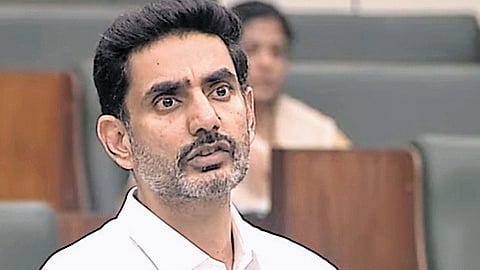 Minister for HRD and IT Nara Lokesh