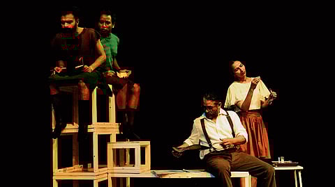A scene from the play