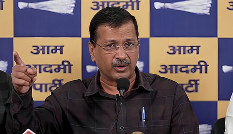 Aam Aadmi Party National Convener Arvind Kejriwal.
